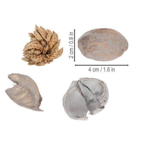 Article Décoration de table en pot-pourri avec des noix pour une ambiance estivale naturelle