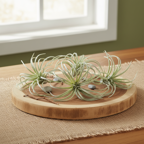 Article Plantes vertes artificielles succulentes Tillandsia 13 cm