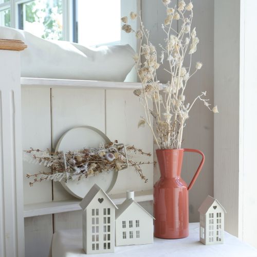 Article Mini maison élégante pour bougie chauffe-plat, décoration de table, 15 cm