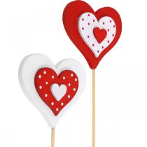 Article Bouchon décoratif coeur, décoration de mariage, décoration florale pour la Saint Valentin, décoration coeur 18pcs