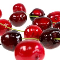 Article Mélange de fruits artificiels cerises douces Ø2,5cm 24pcs