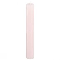 Article Bougies coniques rose clair bougies de couleur unie rose 34x240mm 4 pcs