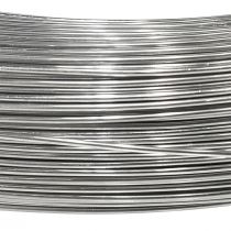 Article Fil artisanal fil d&#39;aluminium argenté fil décoratif Ø1,5mm 1000g