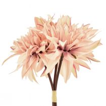 Article Dahlia fleurs artificielles fleur rose Ø15cm L28cm 3 pcs