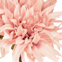 Article Fleurs décoratives dahlia fleur rose artificielle Ø15cm L28cm 3 pcs