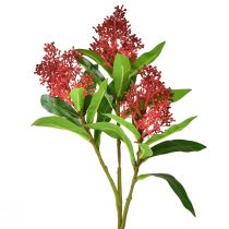 Article Fleurs artificielles rouge Skimmia japonica Skimmie 45cm 2pcs