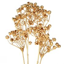 Plantes artificielles lin artificiel doré décoration de l&#39;Avent 54cm 4pcs