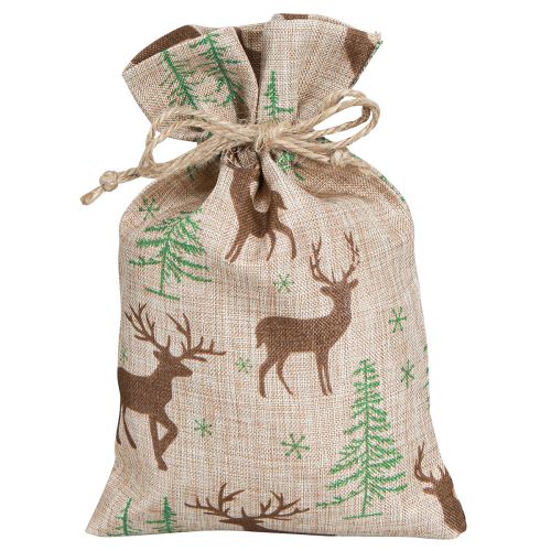 Sacs pour calendrier de l&#39;Avent cerf marron 12,5×20cm 24 pcs