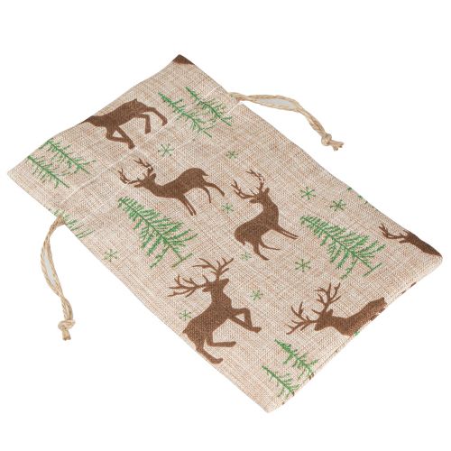 Article Sacs pour calendrier de l&#39;Avent cerf marron 12,5×20cm 24 pcs