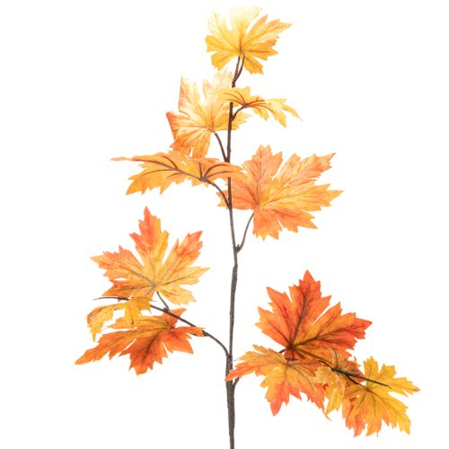 Article Branche d'érable artificielle pour décoration d'automne 100 cm