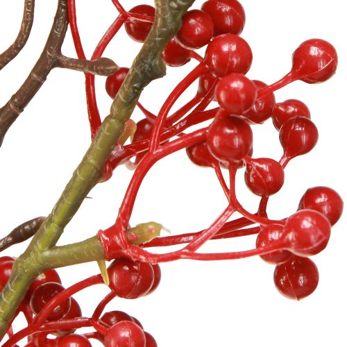 Article Branche de baies branches de baies rouges décoration automne hiver L78cm