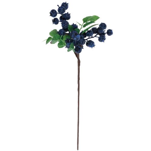 Article Déco branche myrtille Décoration artificielle branche de baie 32cm