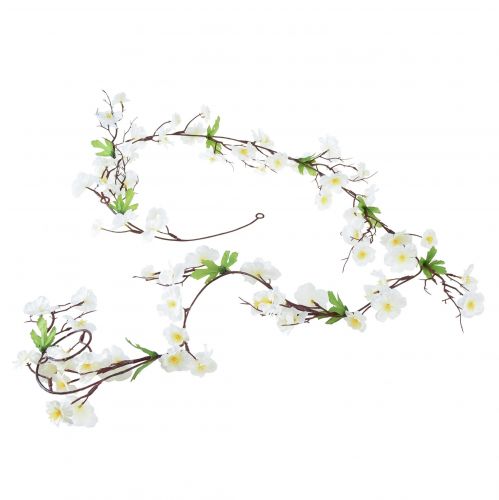 Article Guirlande de fleurs guirlande de fleurs artificielles fleurs blanches 160cm