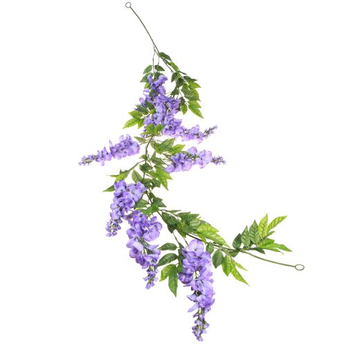 Floristik24 Guirlande de fleurs guirlande artificielle lavande violet vert 155cm