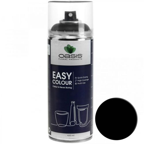 OASIS® Easy Color Spray, Peinture Noire en Spray 400ml