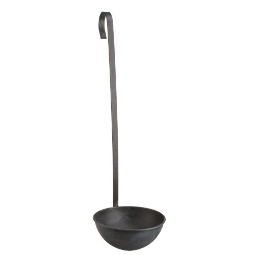 Bol à plantes décoratif à truelle anthracite suspendu Ø16,5cm 2pcs