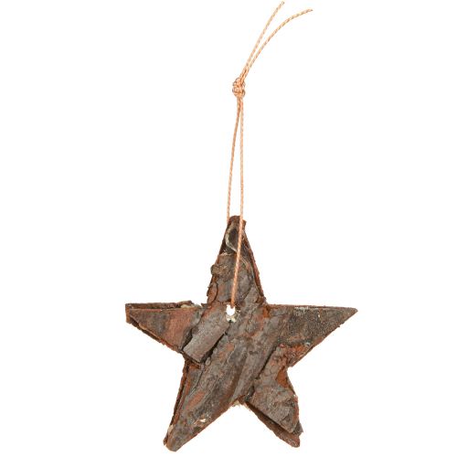 Article Étoiles décoratives pin décorations de sapin de Noël naturel étoiles de pin 6cm 12 pcs