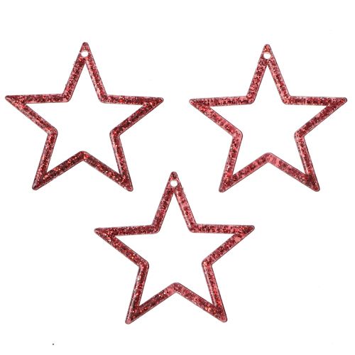 Floristik24 Étoiles décoratives paillettes rouges petites étoiles de Noël 4,5 cm 120 pcs