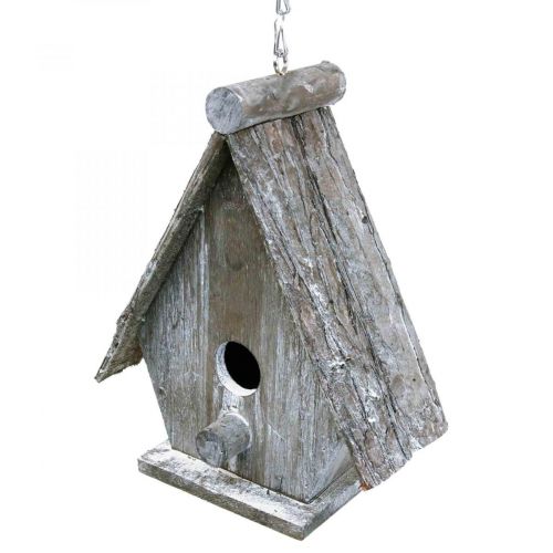 Article Nichoir décoratif à suspendre Birdhouse Deco Gris H22cm