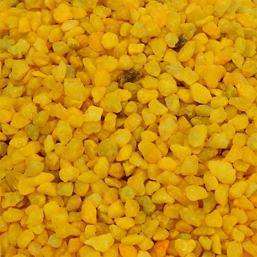 Article Granulés décoratifs pierres décoratives jaunes 2mm - 3mm 2kg