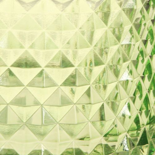 Article Bol décoratif en verre photophore vert rétro Ø10,5 cm 2 pièces