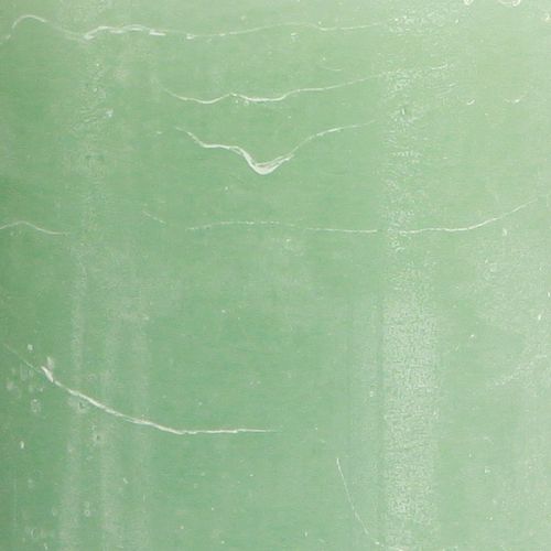 Article Bougies de couleur unie bougies pilier en jade vert 70×120mm 4 pcs