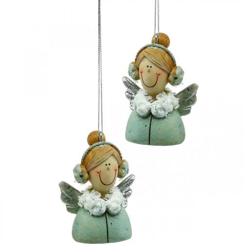 Pendentif ange décoration sapin ange de Noël H5,5cm 8 pièces