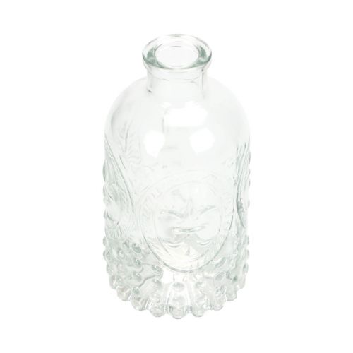 Article Bouteilles décoratives mini vases bougeoirs en verre H12,5 cm 6 pcs