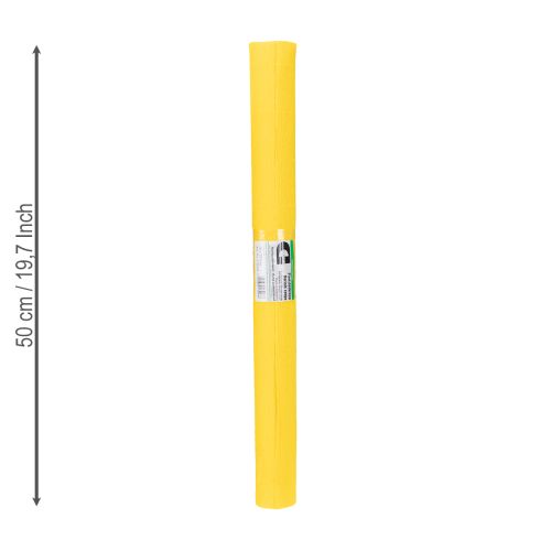 Article Papier Crêpe Fleuriste Jaune 50x250cm