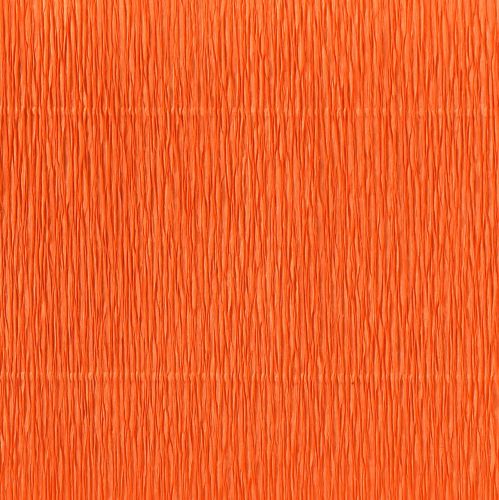 Article Crêpe Fleur orange L10cm grammage 128g/m² L250cm 2pcs