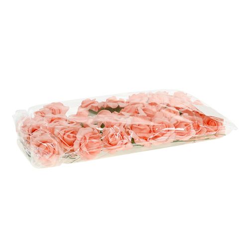 Article Mousse Rose Ø4.5cm Saumon 36p