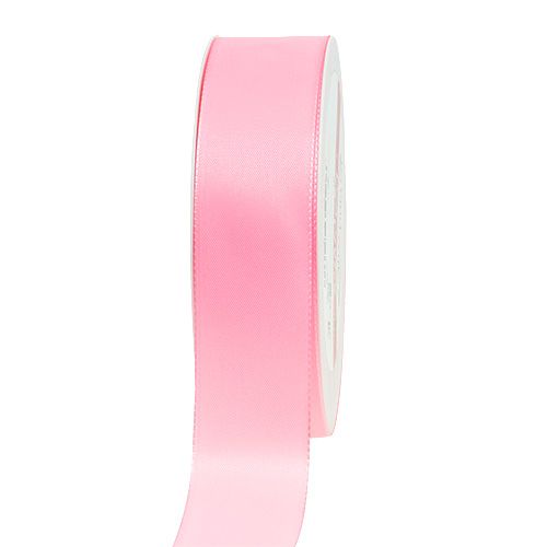 Floristik24 Ruban cadeau et décoration 25mm x 50m rose clair