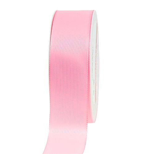 Floristik24 Ruban cadeau et décoration 40mm x 50m rose clair