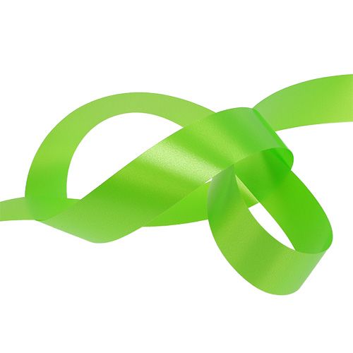 Article Ruban cadeau vert citron 30mm 100m