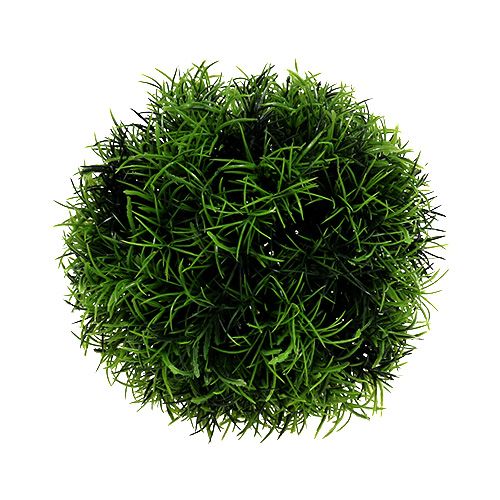 Boule d&#39;herbe verte boule décorative artificielle Ø15cm 1pc