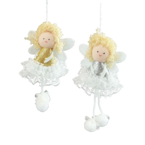 Floristik24 Pendentif ange décoration sapin décoration de Noël H13,5cm 4 pièces