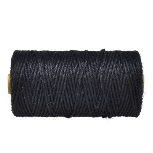 Article Ruban de jute ruban de jute ruban de jute noir ruban décoratif Ø3mm 200m