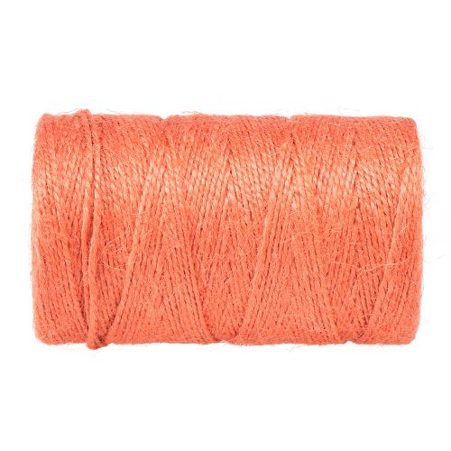 Article Ruban de jute cordon de jute ruban de jute orange Ø2mm 200m