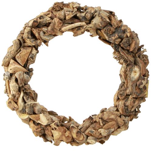 Couronne bois de racine couronne en bois naturel décoration de table rustique Ø40cm