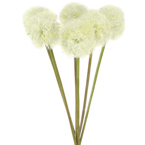 Pissenlit artificiel fleurs artificielles blanc 48cm 12pcs