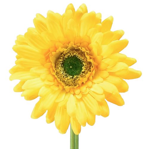 Floristik24 Fleurs artificielles Gerbera soleil jaune fleur de jardin 47cm