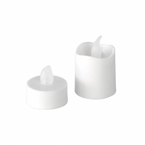 Bougies Chauffe-Plat LED Blanc Chaud Effet Flamme