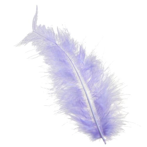 Plumes violettes fournitures d&#39;artisanat moelleuses printemps 5-10cm 20g