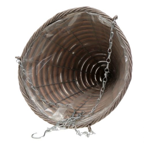 Article Lampe panier cône cône nature Ø30cm H36cm