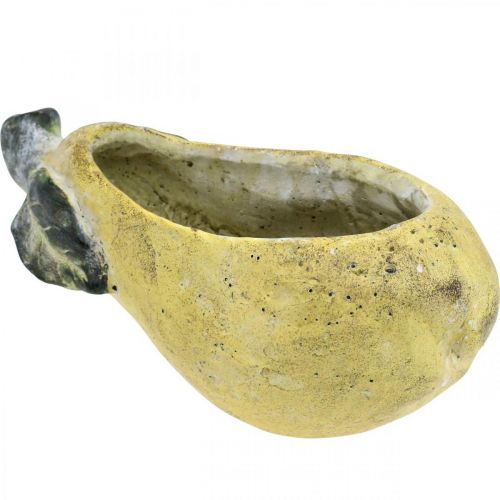 Article Poire décorative, céramique pour la décoration, automne, cache-pot L25cm H11cm