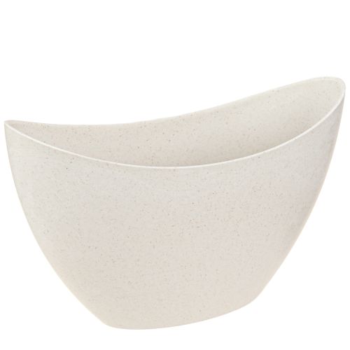 Bol en plastique pour bateau à plantes beige 24×10×15cm 3pcs