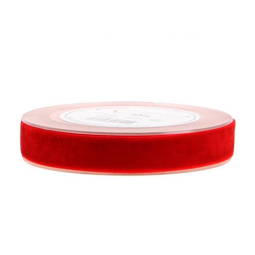 Article Ruban velours rouge 20mm 10m