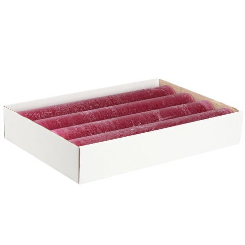 Article Bougies coniques bougies de couleur unie Berry 50x300mm 4 pcs