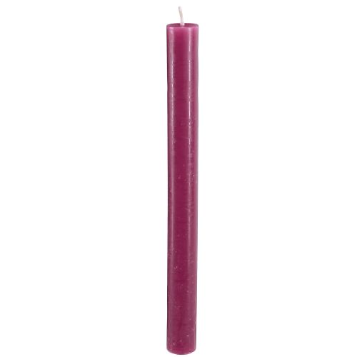 Floristik24 Bougies coniques, bougies unies Berry 21×240mm 12 pcs