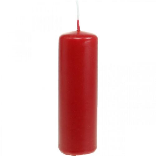 Bougie pilier 120/40 rouge 24pcs